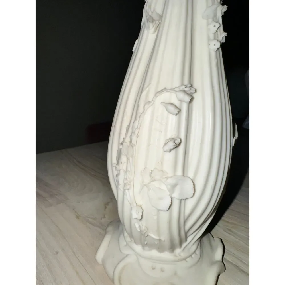 Antique 19th Century Samuel Alcock Vase Floral Cut Out Unique One of a Kind FLAW